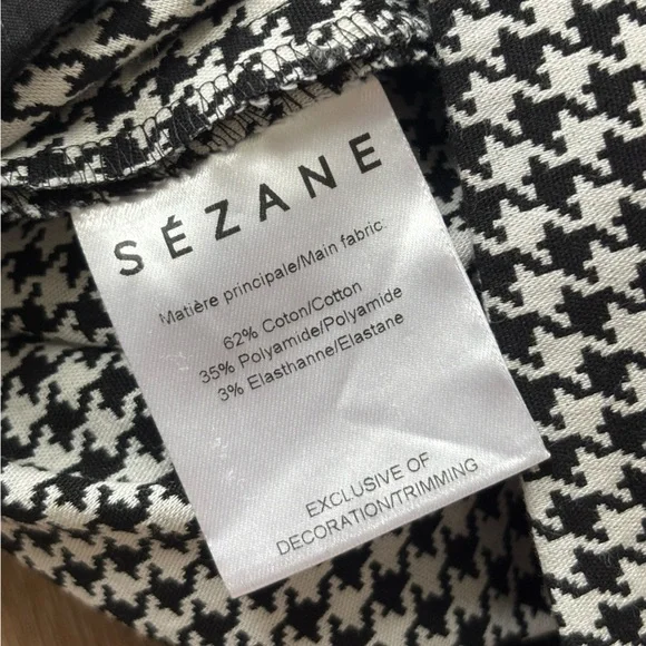 Sezane Checkered Clara Trousers - Picture 4 of 6
